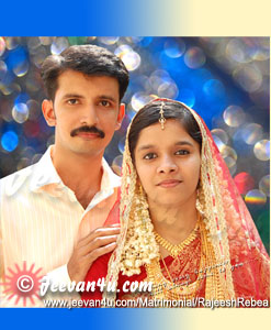Rajeesh Rebea wedding album photos